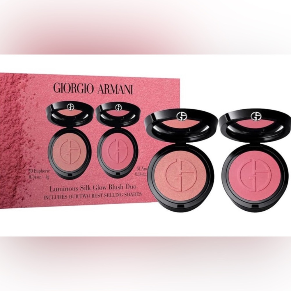 Armani Luminous Silk Blush Duo. 
Two (2) full size blushes included.